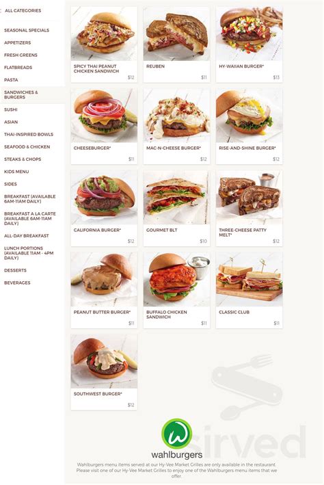 Hy-Vee Bakery menus in Mt Pleasant, Iowa, United States