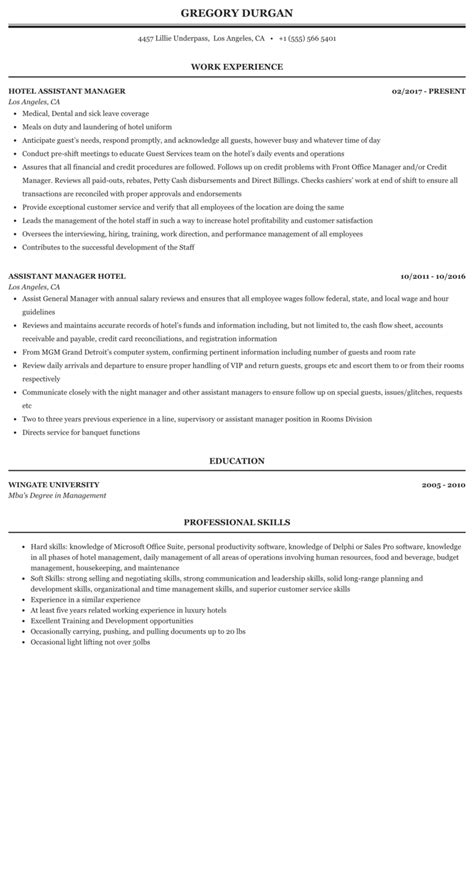 Cv Of Hotel Ind. ~ Cv Of Hotel Ind Hotel Management Sample Cv 53 ...