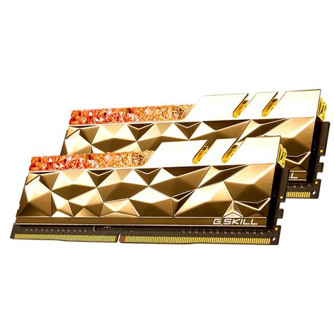 Memoria RAM de Lujo 16GB DDR4 GSkill Trident Z Royal Elite / RGB Gold ...