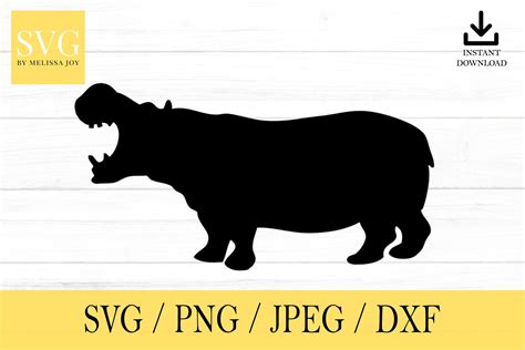 Hippo Svg Hippopotamus Animal SVG Svg Png Dxf Jpeg - Etsy