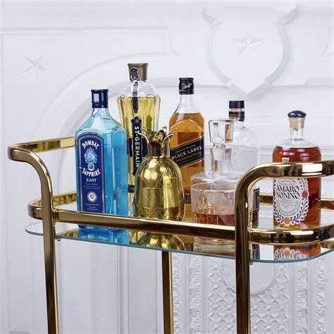 Mid Century Modern Bar Cart - The VinePair Store