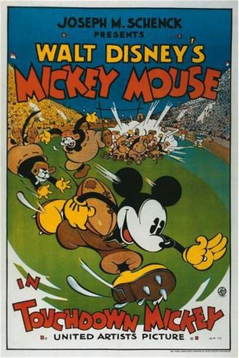 Value of TOUCHDOWN MICKEY Original American One Sheet (United Artists ...