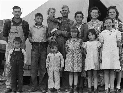 Migrant Family, 1939 Photograph by Granger