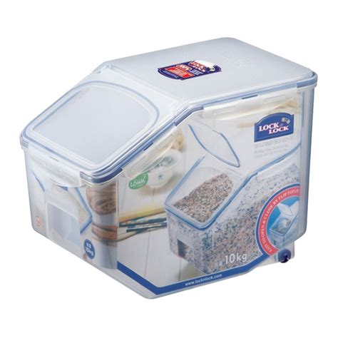 LOCK & LOCK Bulk Storage Bins Food Storage Container with Wheels 405.77 ...