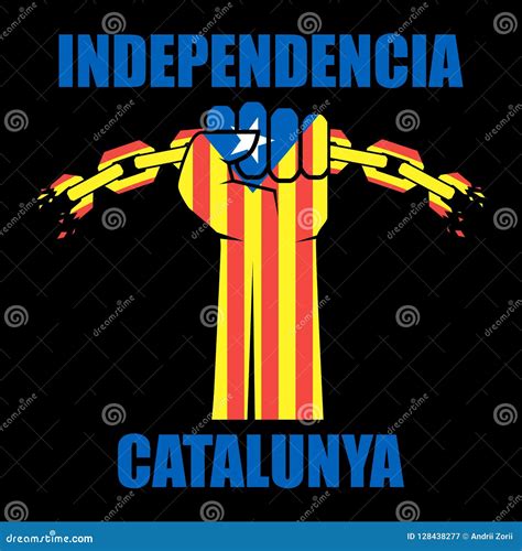 Catalonia Independence Sign. Vector Illustration Editorial Photography ...