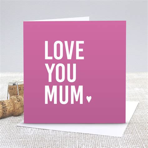 'Love You Mum' Mother's Day Vase By Slice of Pie Designs | notonthehighstreet.com