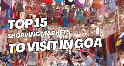 15 Best Shopping Markets in Goa