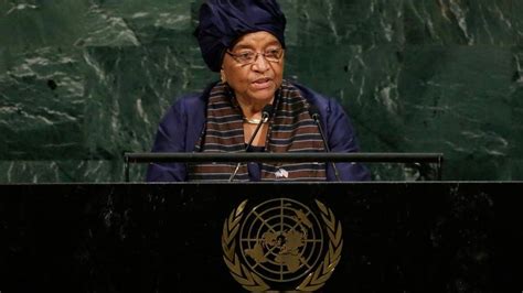 Liberian president to visit son after historic U.N. speech, making ...