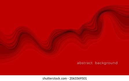 Cut Out Paper Design Style Red Stock Vector (Royalty Free) 2063369501 ...