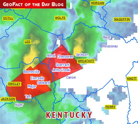 GeoFact of the Day: 6/24/2019 Kentucky Tornado Warning 2