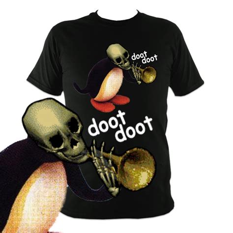 Noot Doot Skull Trumpet Pingu Meme Shirt - Etsy