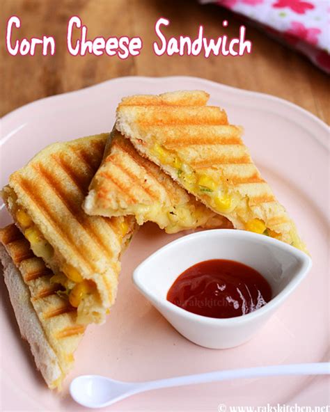 Corn cheese sandwich recipe - Raks Kitchen