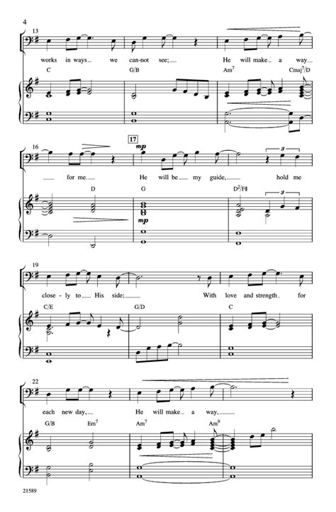 God Will Make a Way (SATB ) by Don Moen/arr. | J.W. Pepper Sheet Music