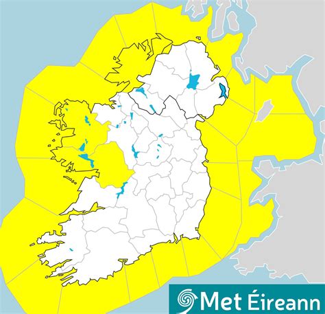 Status Yellow weather warning for Galway this evening - Galway Daily