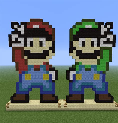 Mario/luigi Pixel Art