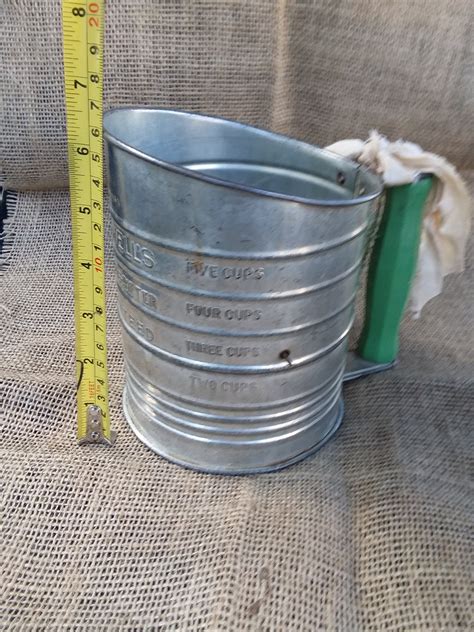 Antique Sifter/measuring Sifter/bromwells Sifter/ Vintage Sifter - Etsy