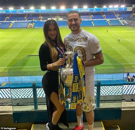 Leeds United star Jack Harrison's Costa Rican girlfriend Fiorella Arbenz strips down to her ...