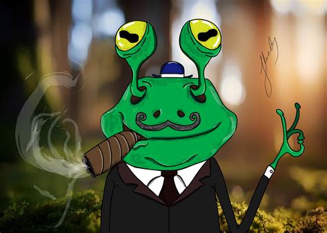 ArtStation - Smoking Frog