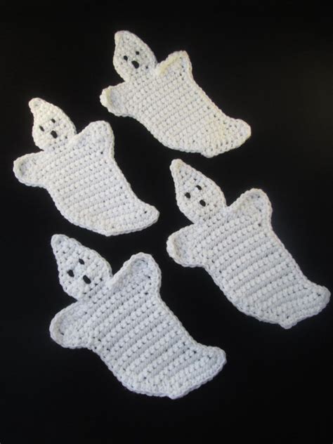 Halloween Handmade Crocheted Ghost Coasters/Halloween | Etsy | Unique housewarming gifts, House ...