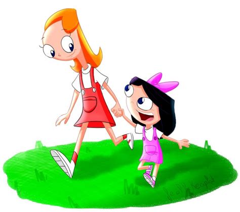 Like Sisters by apricalico | Phineas and isabella, Phineas and ferb ...