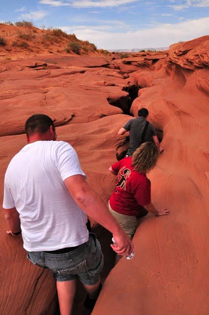 Chuck's Adventures: Hiking Lower Antelope Canyon