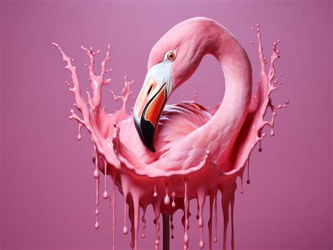 Abstract Concept Flamingo Art Free Stock Photo - Public Domain Pictures