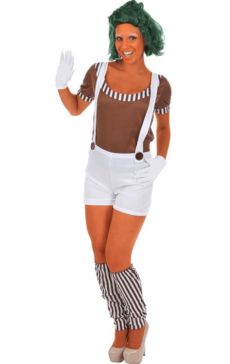 Womens Oompa Loompa Costume : Joke.co.uk