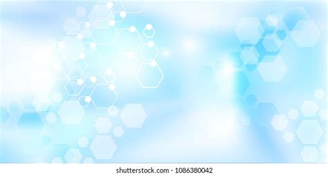 Hospital Blurred Background Medical Backdrop Molecules Stock Vector (Royalty Free) 1086380042 ...