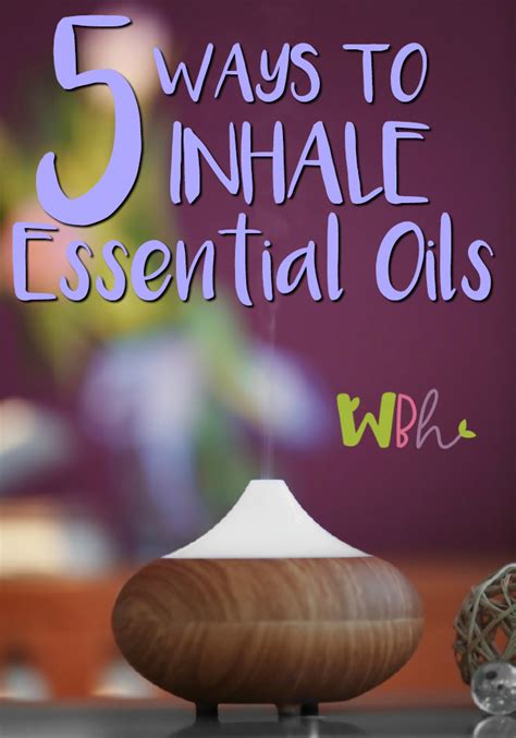 Inhaling Essential Oils - Wellness Becomes Her