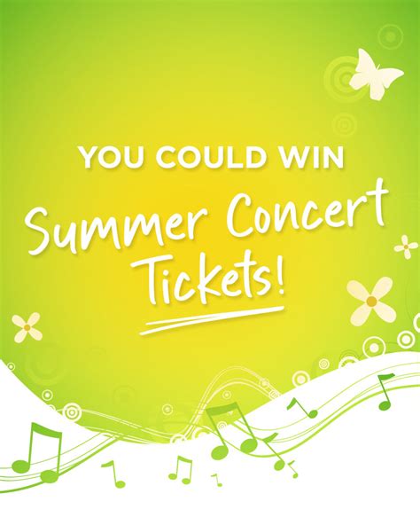 The Purely Inspired Summer Concert Tickets On Us Sweepstakes! - Purely ...