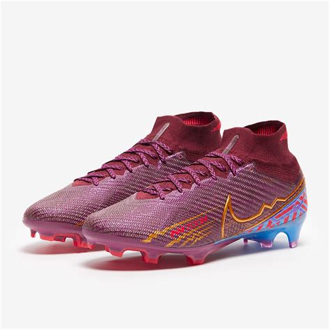 Nike Air Zoom Mercurial Superfly IX Elite KM FG - Dark Beetroot/Mtlc ...