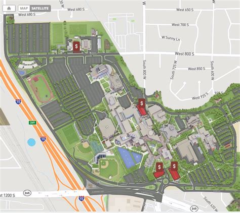 University Of Utah Campus Map Printable