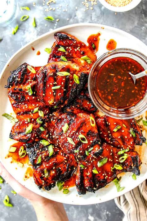 Spicy Korean Chicken (grill, stovetop OR oven instructions)