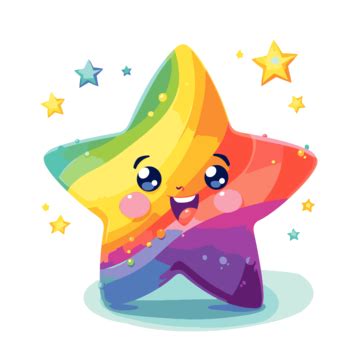 Rainbow Star Clipart Vector, Rainbow And Stars, Rainbow Clipart, Vector ...