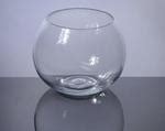 PZF605 Bubble Bowl Glass Vase 4" x 5", 12 p/c - Glass Terrarium Vases