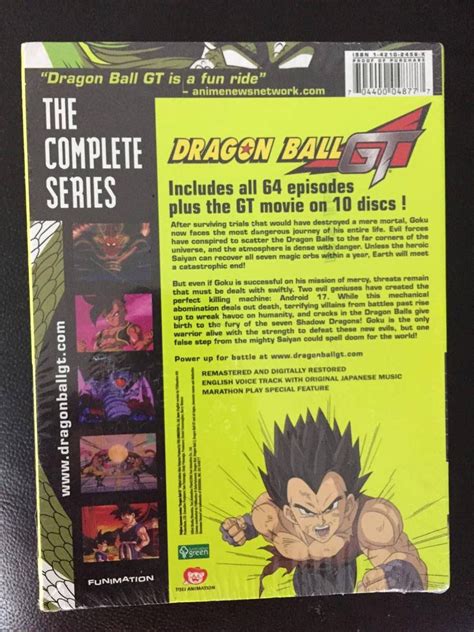 Dvd : Dragon Ball Gt: Complete Series (boxed Set, 10 Disc) - $ 990,00 en Mercado Libre