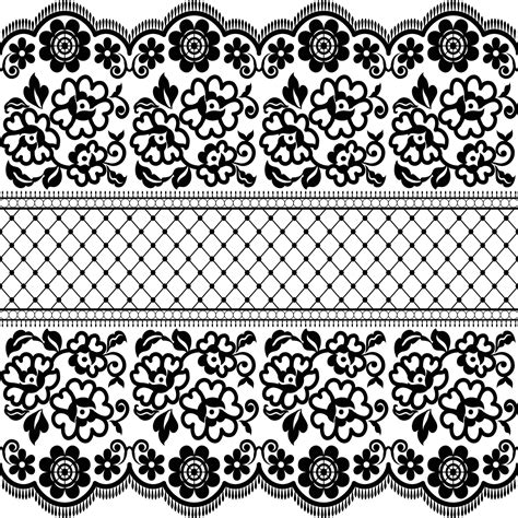 Seamless flower lace pattern 8543895 Vector Art at Vecteezy