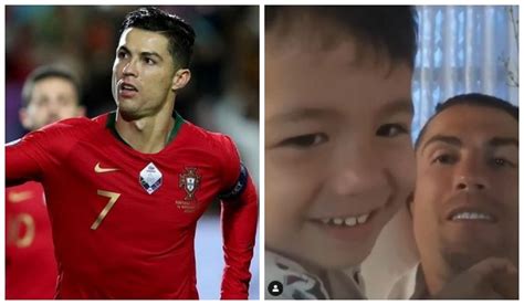 Cristiano Ronaldo partilha vídeo divertido com Mateo: "Tal pai, tal filho"