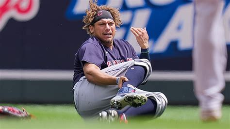 Canadian outfielder Josh Naylor exits game for Cleveland after vicious ...