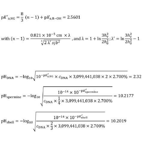 The calculation of the apparent acid dissociation constant of the... | Download Scientific Diagram