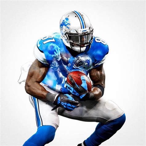 Detroit Lions Calvin Johnson Football Wall Posters with 6 Sizes Unframed