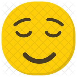 Smiling Face Emoji Icon - Download in Flat Style