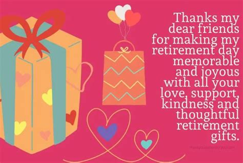 41+ Thank you Messages For Retirement Gifts