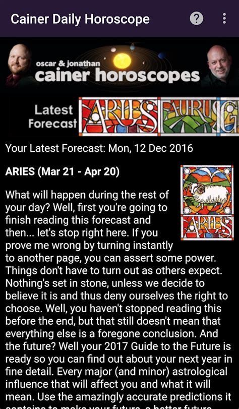 Cainer Daily Horoscopes - Android Apps on Google Play