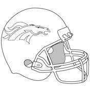 Denver Broncos Logo Coloring page | Free Printable Coloring Pages | Football coloring pages ...