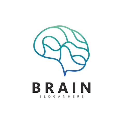 Premium Vector | Brain logo psychology logo design inspiration