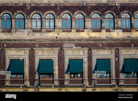 Beautiful detail view on Zocalo square in Ciudad de Mexico Stock Photo ...