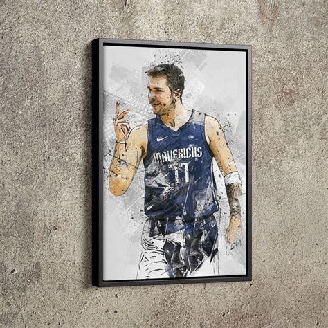 Luka Doncic Poster Dallas Mavericks Basketball Hand Made - Etsy