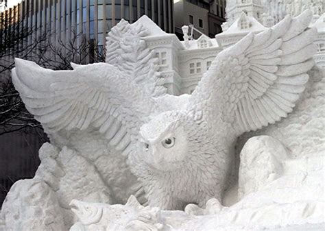 40 Realistic Snow Art Sculptures: Winter Creations - Bored Art