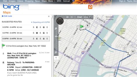 Bing Maps Adds Transit Directions for 11 Cities, More to Come